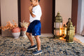 Royal Blue Velvet shorts