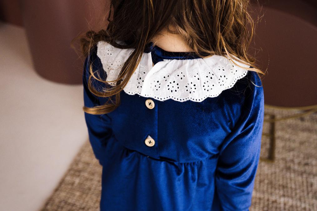 Royal Blue Velvet dress